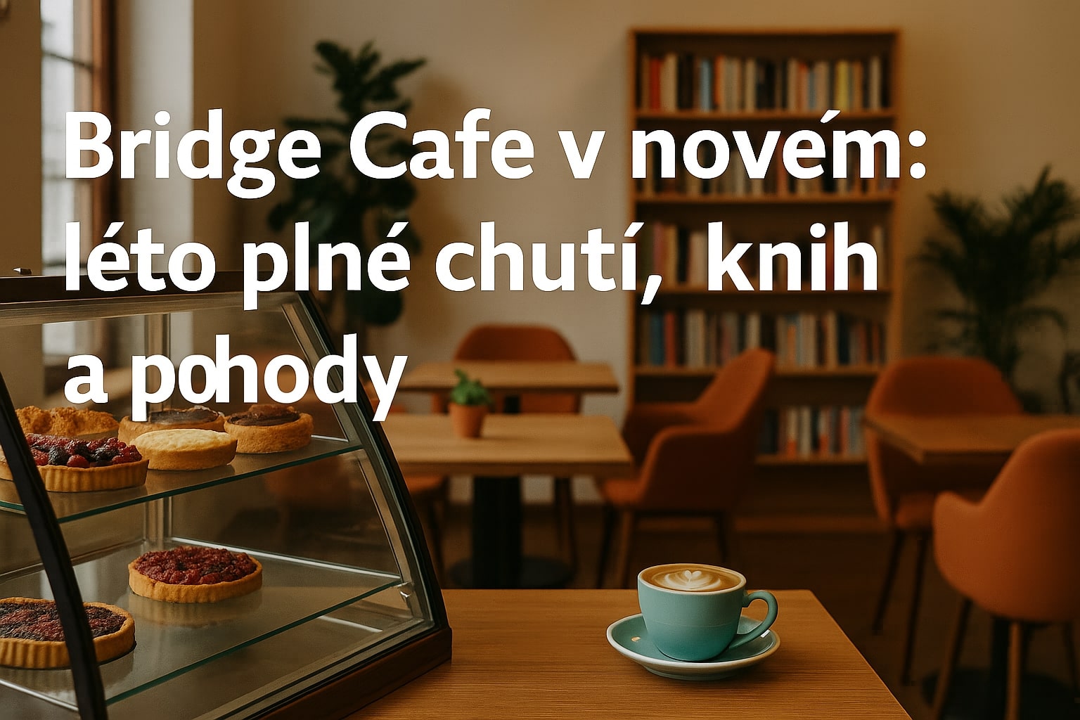 Bridge Cafe - kavárna v novém kabátu: léto chutí, knih a lokální inspirace